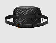 gucci marmont matelassé belt bag - 5