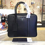 Prada leather briefcase 4197 - 1