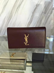 ysl monogram kate clutch grain de poudre embossed leather CohotBag 4962 - 1