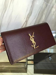 ysl monogram kate clutch grain de poudre embossed leather CohotBag 4962 - 3