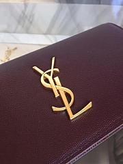 ysl monogram kate clutch grain de poudre embossed leather CohotBag 4962 - 4