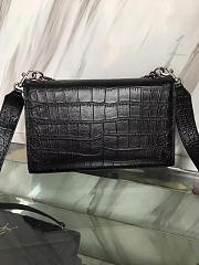 ysl monogram kate crocodile embossed shiny leather CohotBag 5023 - 5