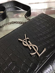 ysl monogram kate crocodile embossed shiny leather CohotBag 5023 - 2