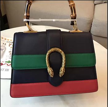 Gucci dionysus medium top handle bag blue