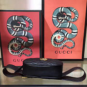 Gucci GG Cortex Marmont Black- 18cm x 11cm x 5cm - 2