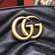 Gucci GG Cortex Marmont Black- 18cm x 11cm x 5cm - 4