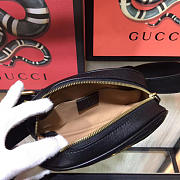 Gucci GG Cortex Marmont Black- 18cm x 11cm x 5cm - 5