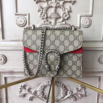 Gucci Dionysus GG Mini Red Bag- 421970 - 20cm x 5cm x 16cm 