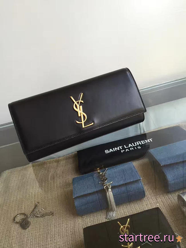 ysl monogram kate clutch smooth leather CohotBag 4949 - 1