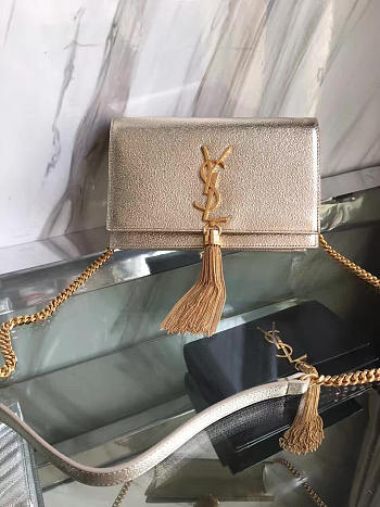 YSL Kate Bag With Leather Tassel - 19cm x 12.5cm x 3.5cm