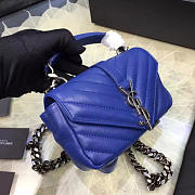 ysl quilted monogram college blue CohotBag 5070 - 4