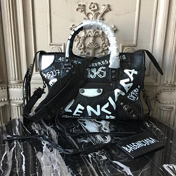 CohotBag balenciaga graffiti classic city