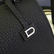 DELVAUX | calfskin mini le mutin saddle bag black 1499 - 3