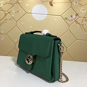 gucci gg flap shoulder bag on chain green CohotBag 5103032 - 6