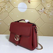 gucci gg flap shoulder bag on chain red CohotBag 5103032 - 4