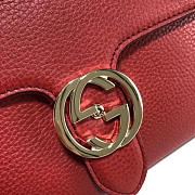 gucci gg flap shoulder bag on chain red CohotBag 5103032 - 3