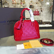 Louis Vuitton Alma BB Monogram Vernis Leather- M90174 - 25x19x12cm - 6