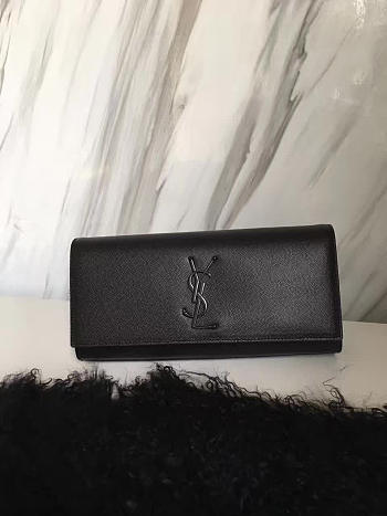 ysl monogram kate clutch grain de poudre embossed leather CohotBag 4956