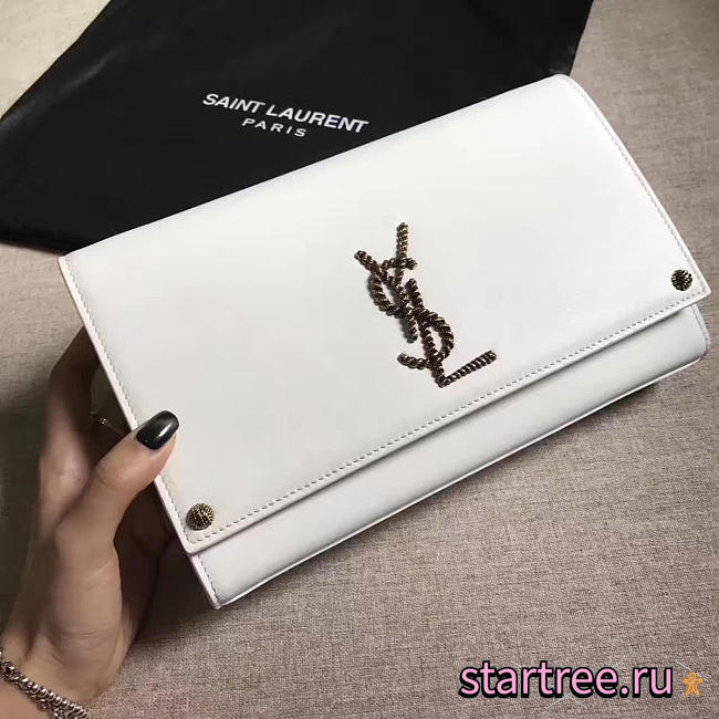 ysl monogram kate  white CohotBag 4964 - 1