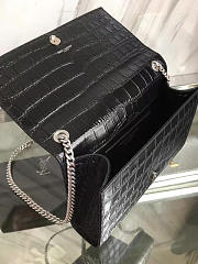 ysl monogram kate sliver tassel in embossed cocodile shiny leather CohotBag 5033 - 5