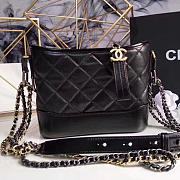 chanel's gabrielle small hobo bagblack CohotBag a91810 vs06725 - 1