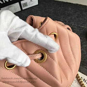 chanel lambskin drawstring bucket bag pink CohotBag a91885 vs06999 - 4