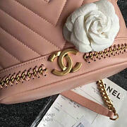 chanel lambskin drawstring bucket bag pink CohotBag a91885 vs06999 - 5