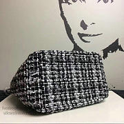 Chanel black/white tweed bucket bag CohotBag a13042 vs05802 - 2