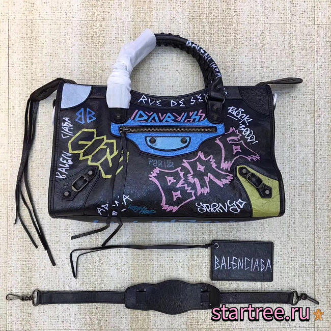 CohotBag balenciaga graffiti classic city 5602 - 1