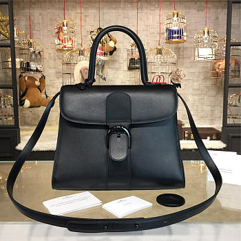 DELVAUX | mm brillant satchel black 1524