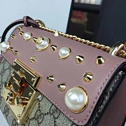 gucci gg leather padlock studded CohotBag - 3