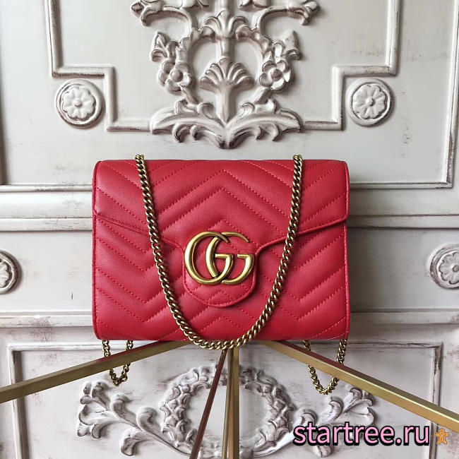 Gucci GG Red Tote - 20cmx4cmx14.5cm - 1