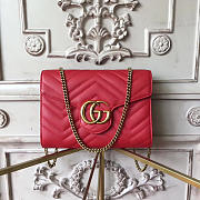 Gucci GG Red Tote - 20cmx4cmx14.5cm - 1