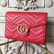 Gucci GG Red Tote - 20cmx4cmx14.5cm - 3