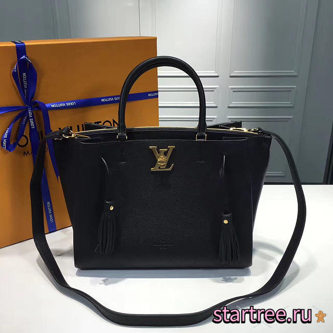  louis vuitton lockme  CohotBag  black noir 3637 - 1