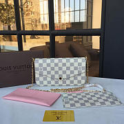  louis vuitton pochette CohotBag  felicie damier azur canvas 3704 - 1