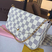  louis vuitton pochette CohotBag  felicie damier azur canvas 3704 - 2