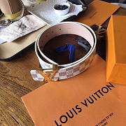 Louis Vuitton | Belt Damier Azur Canvas 1 - 2