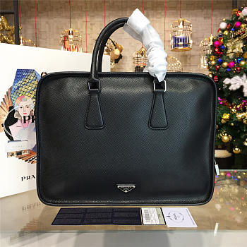 Prada leather briefcase 4215