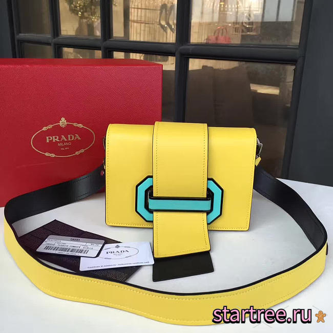 CohotBag prada plex ribbon bag bright yellow 4267 - 1