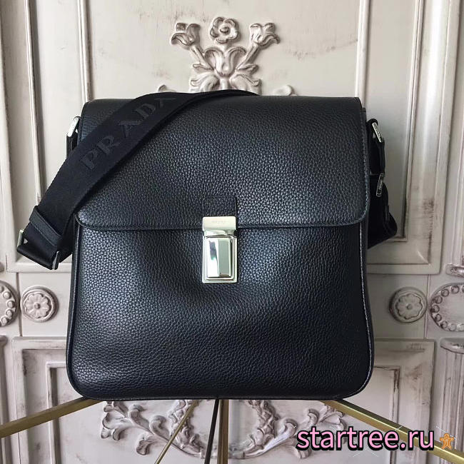 Prada leather briefcase 4327 - 1