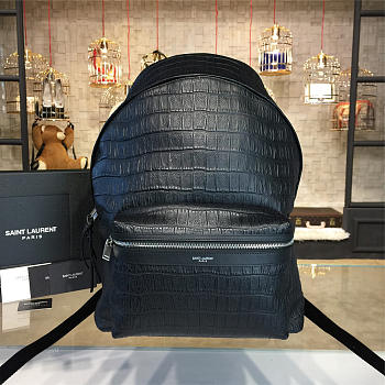 ysl monogram backpack black CohotBag 4790