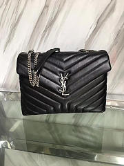  YSL Medium Loulou Black Bag - 32cm x 22cm x 11cm - 1