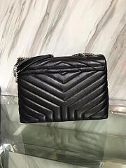  YSL Medium Loulou Black Bag - 32cm x 22cm x 11cm - 4