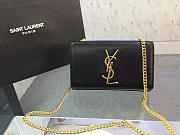 ysl monogram kate grain de poudre embossed leather CohotBag 4986 - 1