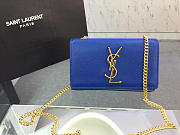 ysl monogram kate grain de poudre embossed leather CohotBag 4987 - 1