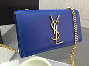 ysl monogram kate grain de poudre embossed leather CohotBag 4987 - 2