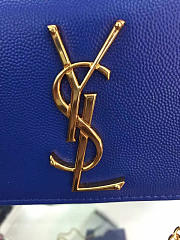 ysl monogram kate grain de poudre embossed leather CohotBag 4987 - 3