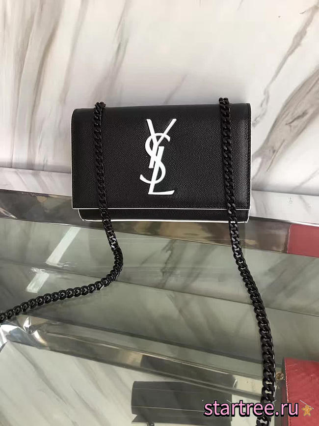 ysl monogram kate in grain de poudre embossed leather CohotBag 5019 - 1