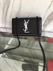 ysl monogram kate in grain de poudre embossed leather CohotBag 5019 - 1